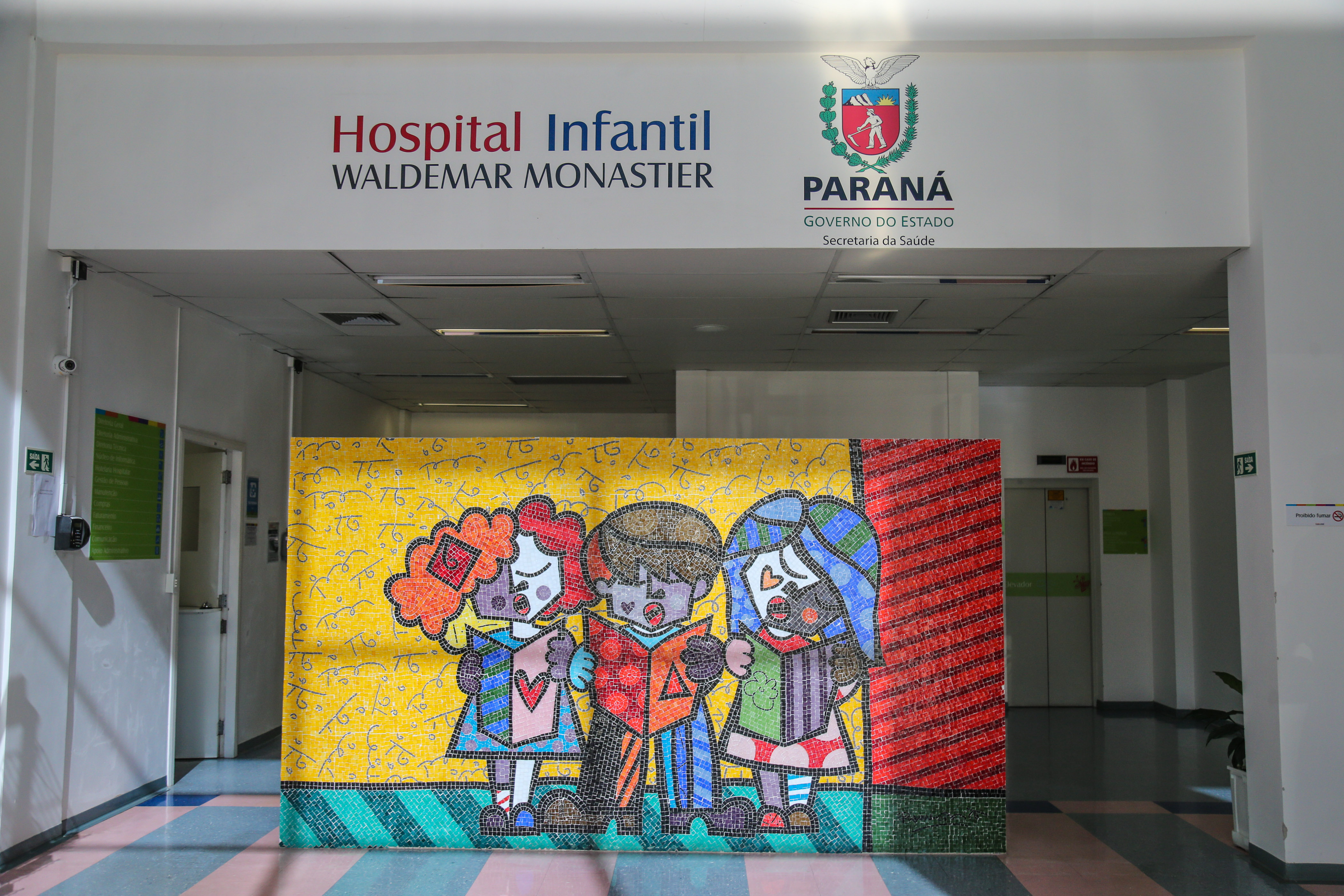 Hospital Infantil Waldemar Monastier em Campo Largo.