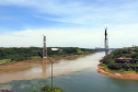Obras da Ponte da Integração Brasil-Paraguai atingem 73% de execução Foto: Stela Guimarães/Itaipu Binacional
