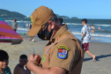 PMPR alerta para a segurança das crianças durante o Carnaval nas praias