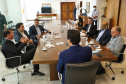 O governador Carlos Massa Ratinho Junior recebe nesta segunda-feira(7), o Presidente da Renault do Brasil, Ricardo Gondo  e o  Presidente da Renault para a América Latina,  Luiz Pedrucci 
