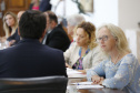 O governador Carlos Massa Ratinho Junior  recebe  nesta quarta-feira (30), no Palácio Iguaçu, Embaixadora do Canadá no Brasil, Jennifer May -  Curitiba, 30/03/2022