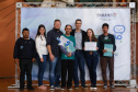 Alunos ganhadores do Redação Nota 10 participam de premiação em visita a Curitiba