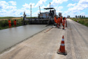 Obras de pavimentação em concreto na PRC-280, em Palmas