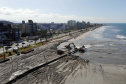 Praia de Caiobá conta com 500 metros de faixa de areia mais larga