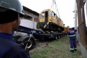  Locomotivas deixam a Portos do Paraná para serem restauradas e preservadas