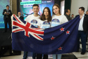 Emocionados, alunos paranaenses querem levar até cuia de chimarrão para a Nova Zelândia