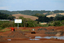 Local de construção de uma unidade da Piracanjuba, que será a maior fábrica de queijos do Brasil, em  São Jorge d'Oeste, no Sudoeste do Paraná - 