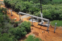 Com travessia aérea, Pato Branco ganha uma das mais modernas estações de tratamento de esgoto do Paraná