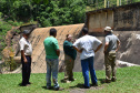 Caingangues visitam Usina Apucaraninha e preparam material bilíngue sobre segurança