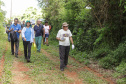 Hernandarias (Paraguai), 30 de novembro de 2022 - Marcação do Caminho do Peabiru no Refúgio Biológico Tati Yupi, dentro do lado paraguaio da Usina de Itaipu. 