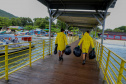 Estado reforça limpeza e coleta de lixo na Ilha do Mel durante a alta temporada