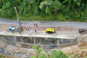 Estrada da Graciosa - obras de recuperação da Estrada da Graciosa, depois dos desmoronamentos causados pelas chuvas Foto: Albari Rosa/AEN