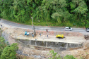 Estrada da Graciosa - obras de recuperação da Estrada da Graciosa, depois dos desmoronamentos causados pelas chuvas Foto: Albari Rosa/AEN