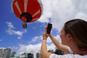 Beleza contemplada do alto: voo de balão estreia no Verão Maior Paraná