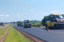 Rodovia entre Maringá e Peabiru recebe obras de conservação no pavimento e pintura