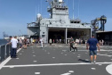   Mais de 3,5 mil pessoas visitam embarcações da Marinha no Porto de Paranaguá