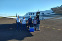 Aeronave do Estado agiliza transplante de rins em Maringá com captação rápida em Ponta Porã