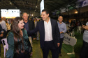 O governador Carlos Massa Ratinho Junior participou da abertura da ExpoFrísia, em Carambeí.