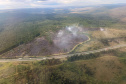 IAT finaliza queima controlada contra espécies invasoras no Parque de Vila Velha