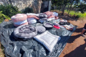 Polícia Penal doa camas e roupas pet produzidas com resíduos têxteis a abrigo de resgate de animais