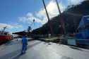 Substituição de ponte flutuante na travessia do Ferry Boat de Guaratuba
