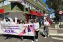 GUARAPUAVA - 22 - 07- 2023 - programação da Campanha Paraná Unido no Combate ao Feminicídio