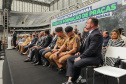 Curitiba, 12 de setembro de 2023 - O governador Carlos Massa Ratinho Jr. participa da formatura de soldados da Polícia Militar do Paraná na Ligga Arena.