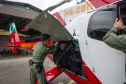 Ratinho Junior autoriza envio de aeronave para ajudar vítimas das chuvas no Rio Grande do Sul