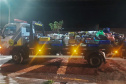 Polícia Militar encontra 3,2 toneladas de maconha em carreta tombada em Cascavel