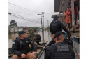 Policiais da Patrulha Costeira e do BPFRON estão reforçando o policiamento em União da Vitória