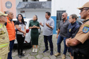 Defesa Civil envia caminhões com mantimentos para Matinhos e Pontal do Paraná