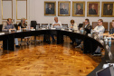 Curitiba, 22 de fevereiro de 2024 - Reunião do Grupo de Trabalho Turismo Religioso na Sala dos Governadores, Palácio Iguaçu.