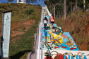 Escadaria Morro do Cristo Uniao da Vitória Foto Gilson Abreu