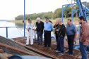 O governador em exercício Darci Piana recebeu o ministro da Pesca e Aquicultura, André de Paula, em uma visita a produtores de tilápia em Alvorada do Sul e Bela Vista do Paraíso, na região Norte do Paraná, nesta segunda-feira (15). 