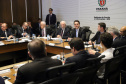 Governador Carlos Massa Ratinho Junior durante a primeira reunião de trabalho com a equipe de secretários de Estado.  -  Curitiba, 02/01/2019  -  Foto: José Fernando Ogura/ANPr