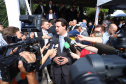 Governador Carlos Massa Ratinho Junior participa da solenidade de posse do presidente da Copel, Daniel Pimentel Slaviero.  -  Curitiba, 16/01/2019  -  Foto: Rodrigo Félix Leal