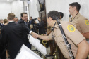 O governador Carlos Massa Ratinho Junior participa da posse de Nestor Baptista na Presidência do Tribunal de Contas do Estado do Paraná.  -  Curitiba, 23-01-19Foto: Arnaldo Alves / ANPr.