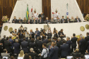 Governador Carlos Massa Ratinho Junior participa, na Assembleia Legislativa do Estado Paraná da abertura dos trabalhos legislativos de 2019.  -  Curitiba, 01/02/2019  -  Foto: Arnaldo Alves/ANPr