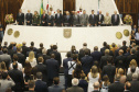 Governador Carlos Massa Ratinho Junior participa, na Assembleia Legislativa do Estado Paraná da abertura dos trabalhos legislativos de 2019.  -  Curitiba, 01/02/2019  -  Foto: Arnaldo Alves/ANPr