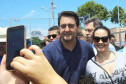 O governador Carlos Massa Ratinho Junior e o prefeito de Curitiba, Rafael Greca, inauguraram neste sábado (02) um parque esportivo no Bairro Novo. A estrutura conta com quadra de futebol com grama sintética, pista de skate com oito obstáculos e quadra poliesportiva. Curitiba,02/02/2019 Foto:Jaelson Lucas / ANPr