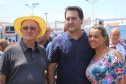 O governador Carlos Massa Ratinho Junior e o prefeito de Curitiba, Rafael Greca, inauguraram neste sábado (02) um parque esportivo no Bairro Novo. A estrutura conta com quadra de futebol com grama sintética, pista de skate com oito obstáculos e quadra poliesportiva. Curitiba,02/02/2019 Foto:Jaelson Lucas / ANPr