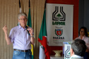 O Instituto Agronômico do Paraná (Iapar) lançou, nesta terça-feira (05), no Show Rural, em Cascavel, um aplicativo de monitoramento do clima disponível no celular. Paralelamente lançou o atlas climático atualizado, também disponível on-line.  Na foto, o secretário Norberto Ortigara  -  Cascavel, 05/02/2019  -  Foto: Divulgação SEAB