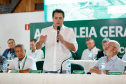 O governador Carlos Massa Ratinho Junior participou nesta quarta-feira (06), em Maringá, da Assembleia Geral Ordinária de prestação de contas do exercício 2018 da Cocamar.  -  Maringá, 06/02/2019  -  Foto:Mateus Girotto/Cocamar