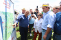 O governador Carlos Massa Ratinho Junior recebe a ministra da Agricultura, Pecuária e Abastecimento, Tereza Cristina, no Show Rural Coopavel. - Cascavel, 08/02/2019 - Foto: Rodrigo Félix Leal/ANPr