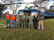 Equipe do Paraná durante resgates em Brumadinho (MG). Foto: Divulgação/ANPr