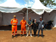 Equipe do Paraná durante resgates em Brumadinho (MG). Foto: Divulgação/ANPr
