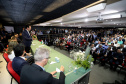 Governador Carlos Massa Ratinho Júnior dá posse ao secretário do Desenvolvimento Urbano e de Obras Públicas, João Carlos Ortega  -  Curitiba, 14/02/2019  -  Foto: José Fernando Ogura/ANPr