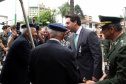 O governador Carlos Massa Ratinho Junior particip da cerimônia que comemora o 74º aniversário da tomada de Monte Castelo, na Itália, pela Força Expedicionária Brasileira, na Segunda Guerra Mundial. Foto: Gilson Abreu/ANPr