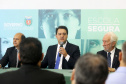 O governador Carlos Massa Ratinho Junior lançou nesta sexta-feira (15) o programa Escola Segura, que prevê uma série de medidas preventivas e protetivas de segurança que serão executadas na rede estadual de ensino. Curitiba,15/03/2019 Foto: Jaelson Lucas / ANPr