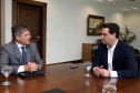 Governador Carlos Massa Ratinho Junior durante reunião com o secretário Nacional de Segurança Pública, general Guilherme Theóphilo e o secretário estadual da Segurança Pública e Administração Penitenciária, general Luiz Felipe Carbonell - Curitiba, 19/03/2019 - Foto Gilson Abreu/ANPr